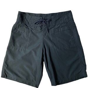 Island Escape Black High Waist Shorts SZ 8